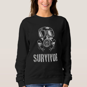 Camiseta Máscara de Gás Sobrevivente Apocalypse