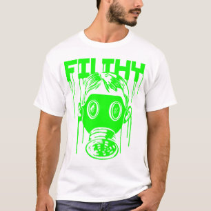 Camiseta Máscara de gás sujo de Dubstep