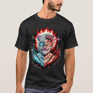 Camiseta Máscara de Guerreiro Meio Demônio – Estilo de Anim