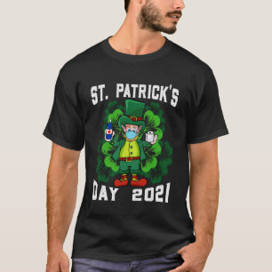 Camiseta Máscara de Leprechaun Papel Higiênico Dia de São P
