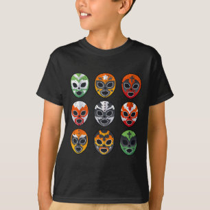 Camiseta Máscara de Luta Livre Cinco De Mayo Mexicana B