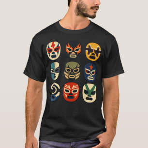 Camiseta Máscara de Luta Livre de Luta Engraçada Wrestle Fo
