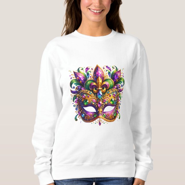 Camiseta Máscara de Mardi Gras  (Frente)