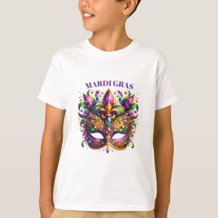 Camiseta Máscara de Mardi Gras 
