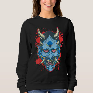 Camiseta Máscara de Oni Demônio Criatura Mítica do Mal Jap