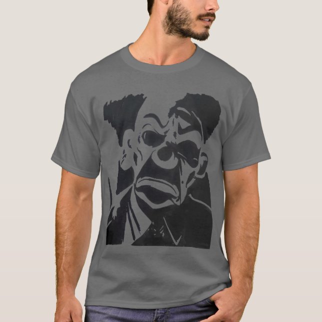 Camiseta Mascara de palhaço (Frente)