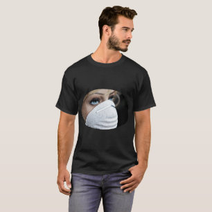 Camiseta Máscara de proteção contra vírus Corona