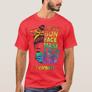 Camiseta Máscara de Rosto Mensageiro E Fazendo Coisas Careg