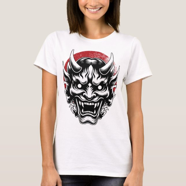 Camiseta máscara de samurai- japan  (Frente)