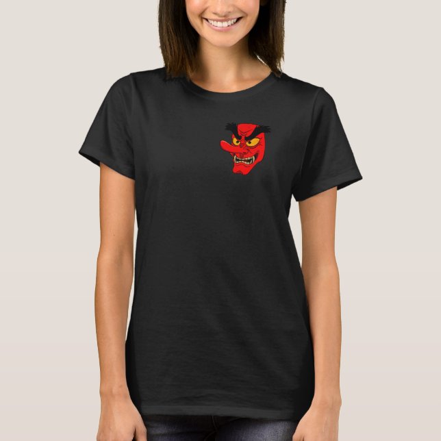 Camiseta Máscara de Tengu Japonês (Frente)