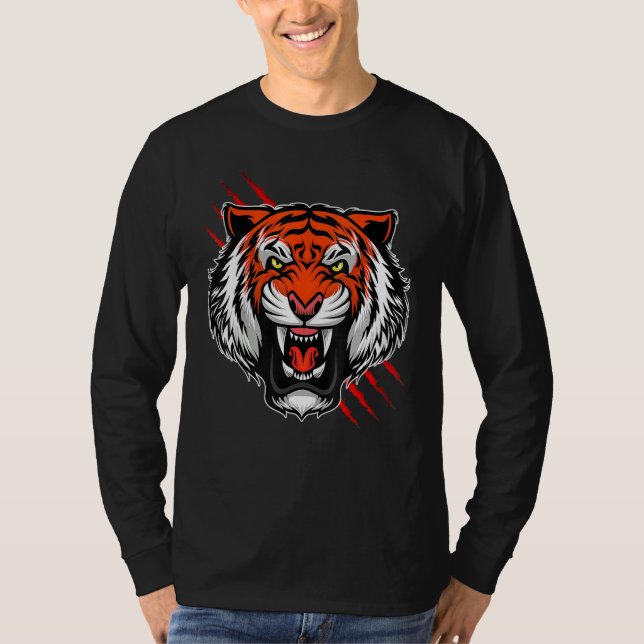 Camiseta Máscara de Tigre de Bengala (Frente)