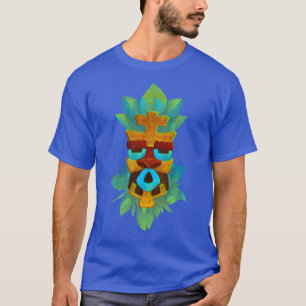 Camiseta Máscara de Tiki com textura