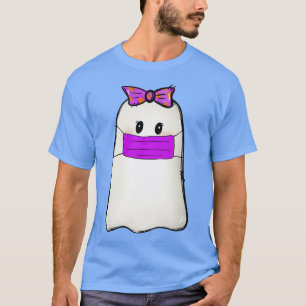 Camiseta máscara de visto assustadora