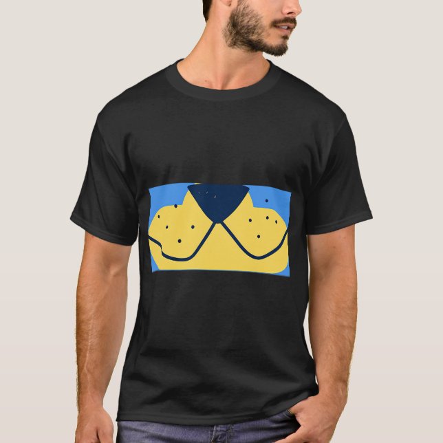 Camiseta Máscara do Cão Azul (Frente)