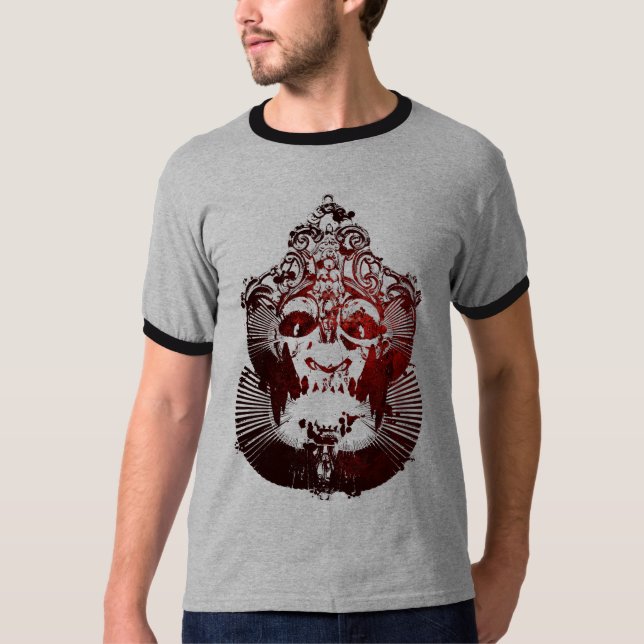 Camiseta máscara do samurai (Frente)