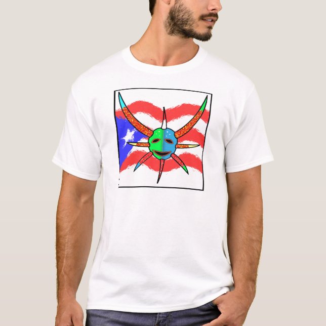 Camiseta máscara do vejigante (Frente)