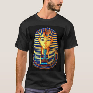 Camiseta Máscara Dourada do antigo Faraó Egípcio Tutankhamu