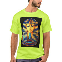 Máscara Dourada do antigo Faraó Egípcio Tutankhamu