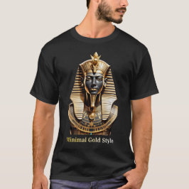 Camiseta Máscara Dourada Minimal – Streetwear de L