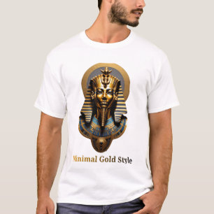* Camiseta Máscara Dourada Minimalista – Streetwea