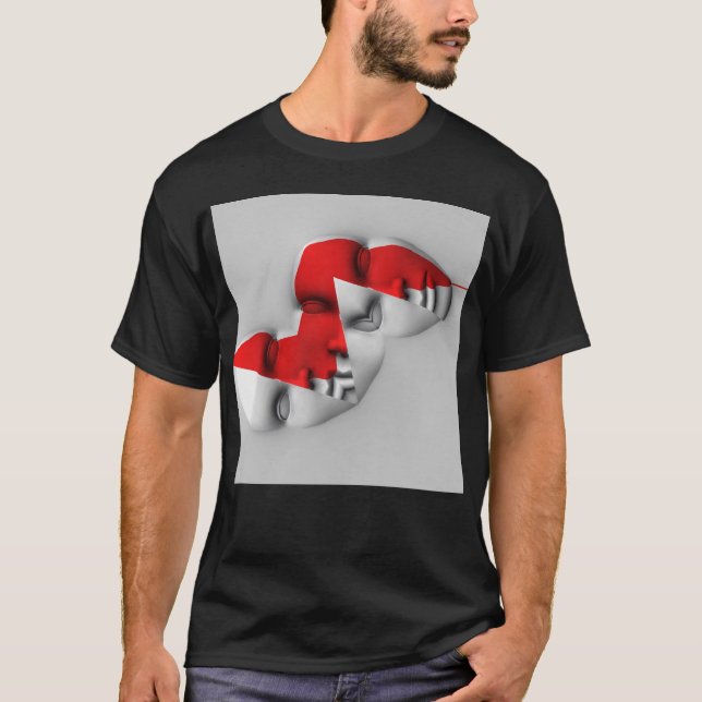 Camiseta Máscara dupla (Frente)