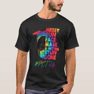 Camiseta Máscara E Ge Do Tecido De Atendimento Ao Doente
