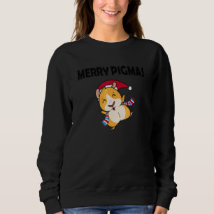 Camiseta Máscara Facial do Porco Alegre Natal Porquinho-da-