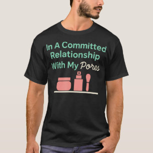Camiseta Máscara Facial Máscara de Argila Rotina de Cuidado