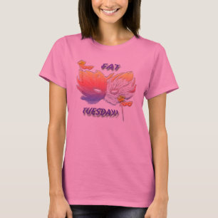Camiseta Máscara gorda de terça-feira