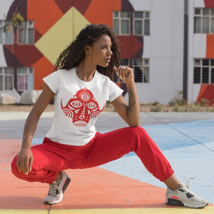 Camiseta Máscara Inca Vermelha