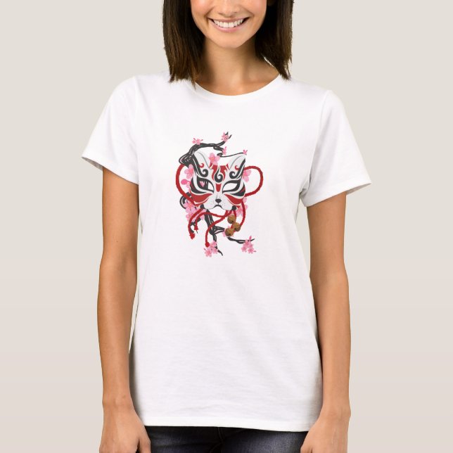 Camiseta Máscara Japonesa bonito (Frente)