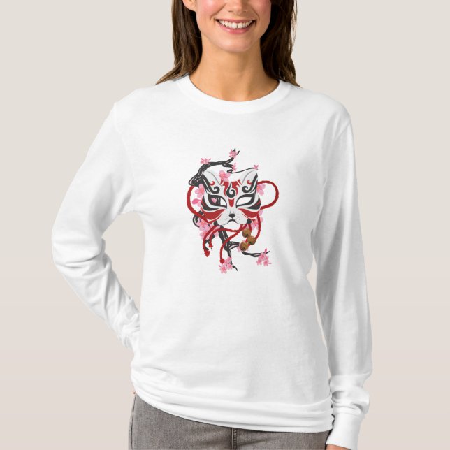 Camiseta Máscara Japonesa bonito (Frente)
