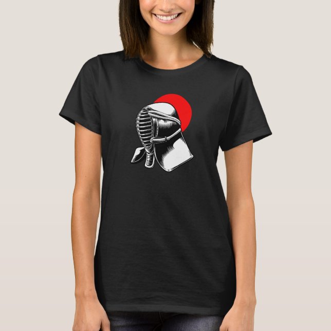 Camiseta Máscara Japonesa de Kendo (Frente)