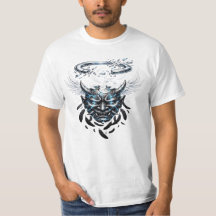 Máscara Oni de Halo Despedaçado – Streetwear Anjo