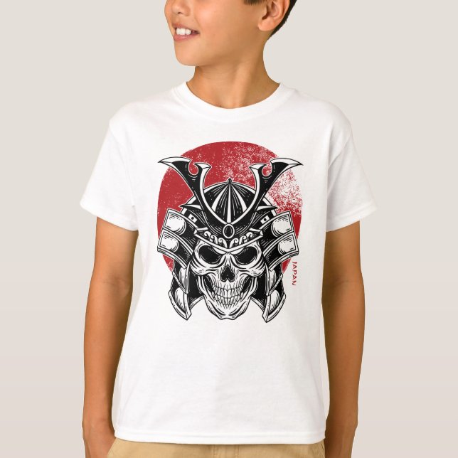 Camiseta Máscara Samurai Oni / Samurai Oni Mask Kids (Frente)