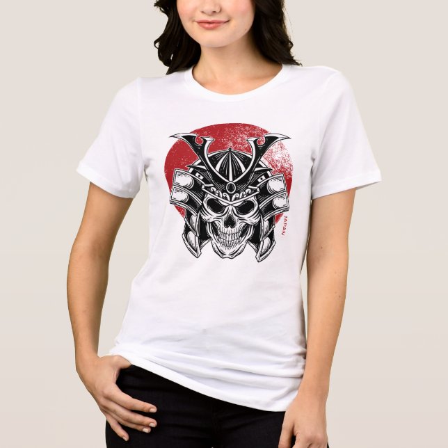 Camiseta Máscara Samurai Oni / Samurai Oni Mask Women (Frente)