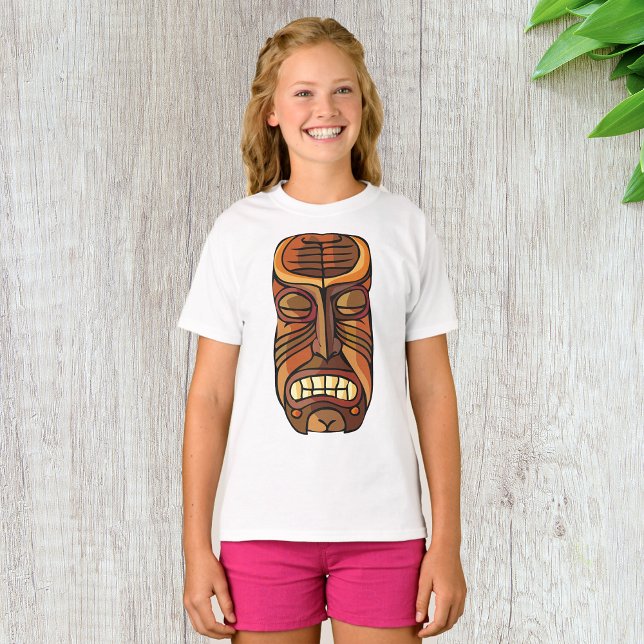 Camiseta Máscara Tiki Tribal Estilo Polinésio (Criador carregado)