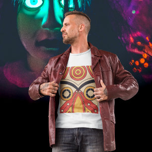 Camiseta Máscara Tribal Aztec