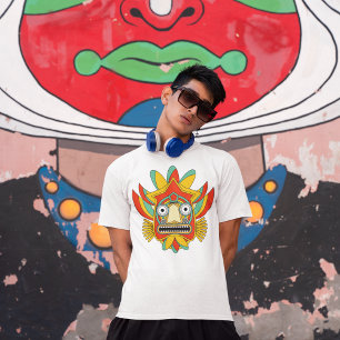 Camiseta Máscara Tribal Indiana