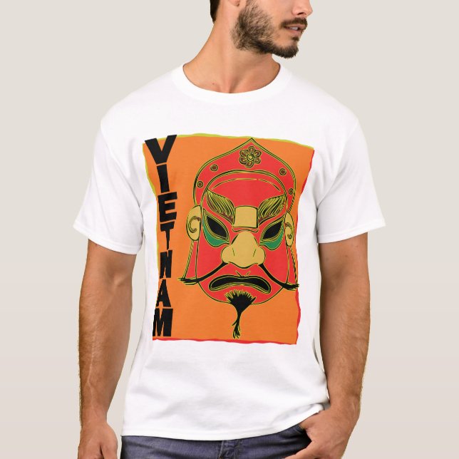 CAMISETA MÁSCARA VIETNAMIANA (Frente)