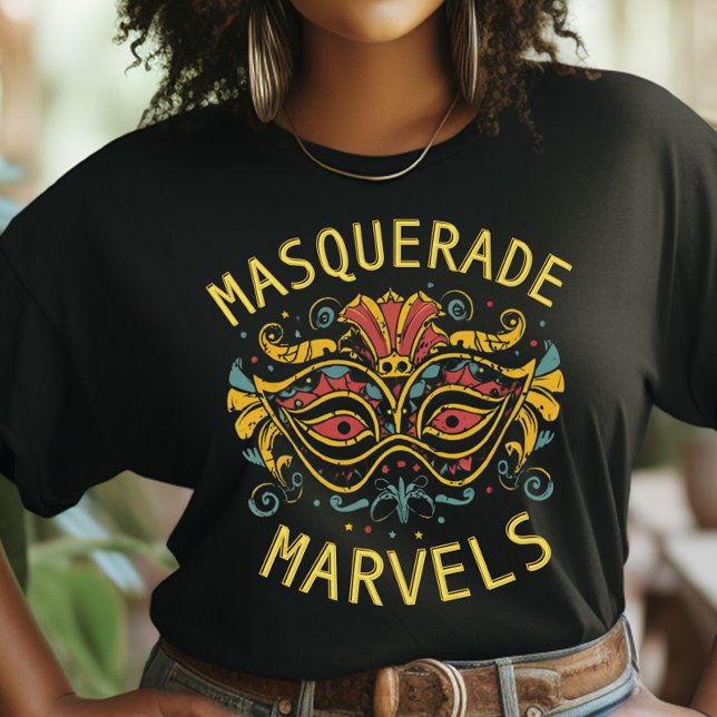 Camiseta Mascarada Marvels, Carnaval de Trini (Criador carregado)