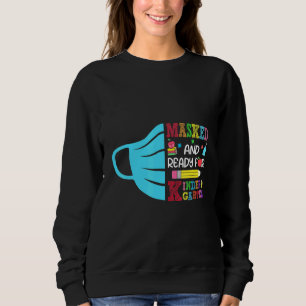 Camiseta Mascarado E Pronto Para O Jardim De Infância Feliz