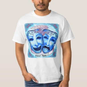 Camiseta Máscaras de Ator Aqua