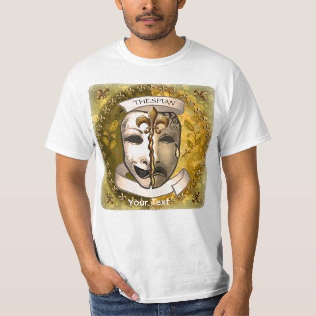 Camiseta Máscaras de Ator Fleur De Lis (Frente)