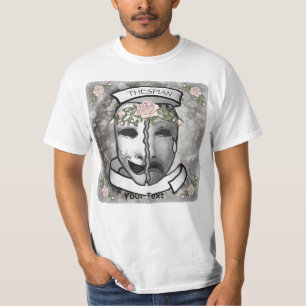 Camiseta Máscaras de Ator Metade