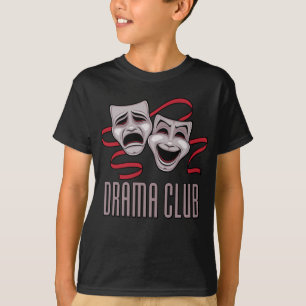 Camiseta Máscaras de Comédia e Tragédia do Clube de Teatro