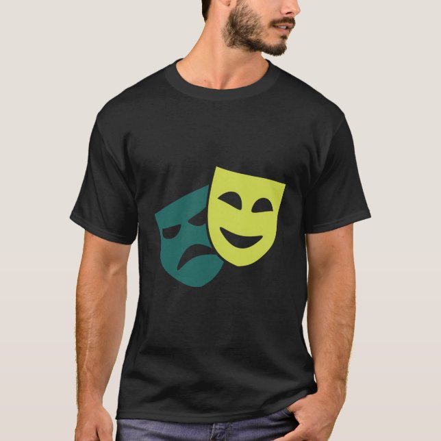 Camiseta Máscaras de Teatro (Frente)