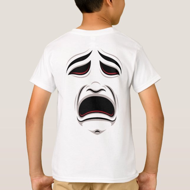 Camiseta Máscaras De Teatro Comédia E Tragédia (Verso)