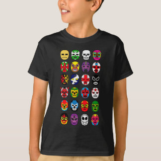 Camiseta Máscaras mexicanas da luta de Lucha Libre Luchador