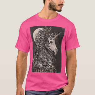 Camiseta Mascerada assustadora Capim Skeleton Dark Grunge A
